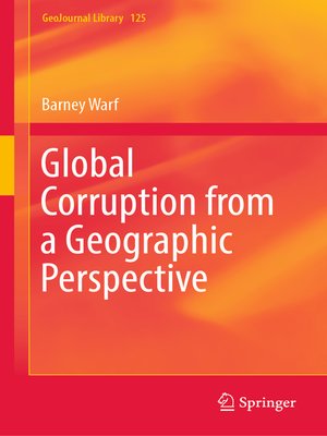 cover image of Global Corruption from a Geographic Perspective